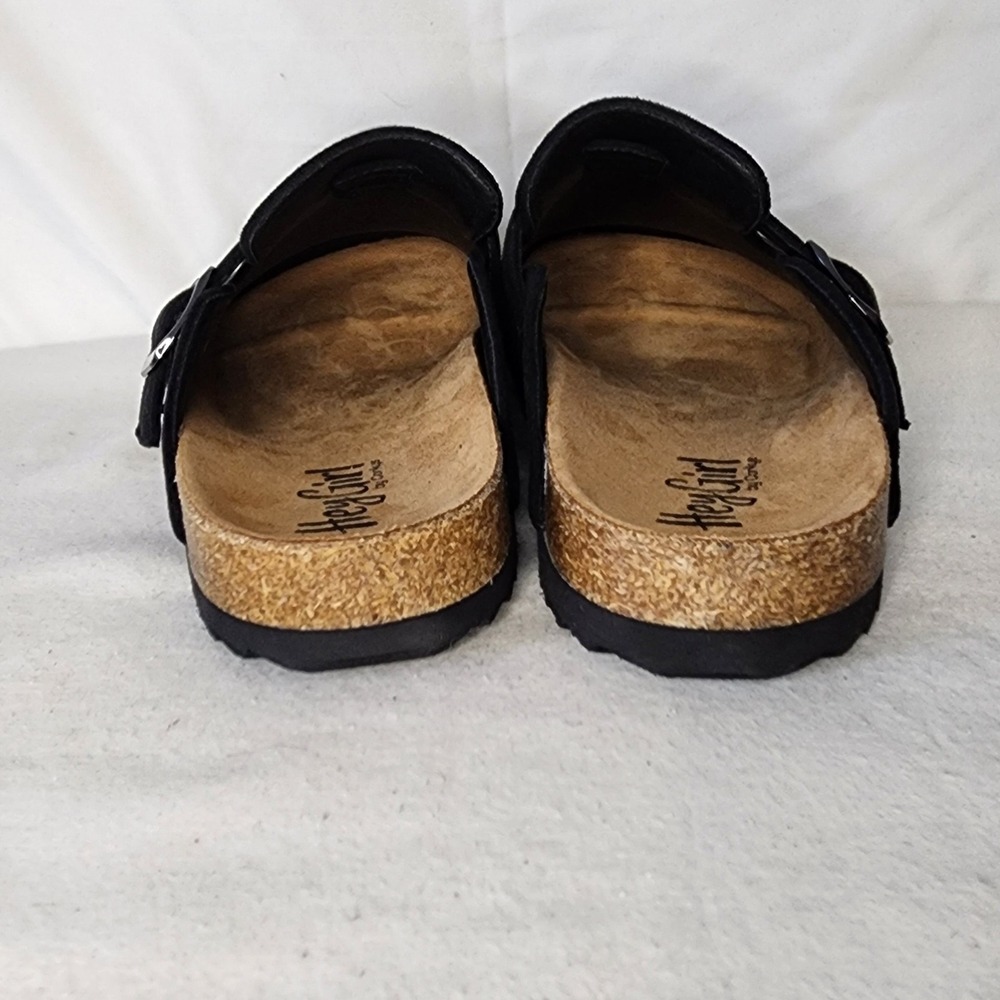 Corkys Footwear Hey Girl Day Dream Clog black suede size 8 - Picture 4 of 6